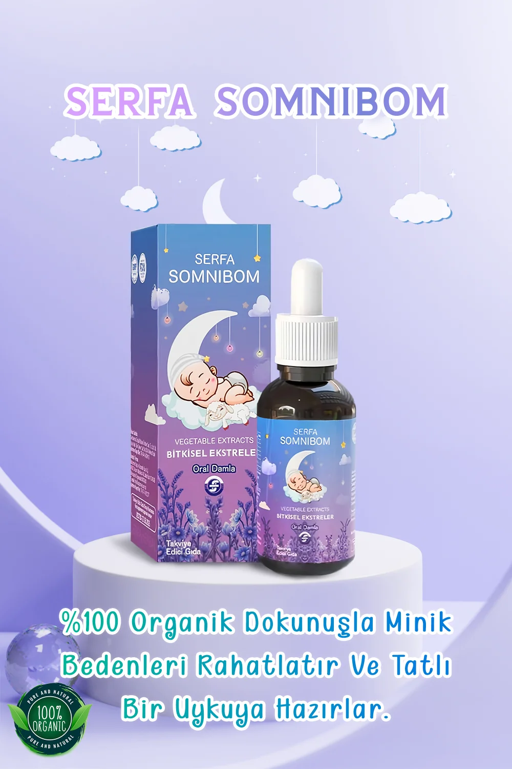 Serfa Somnibom Bitkisel Gaz Giderici Uyku Damlası 50 ml